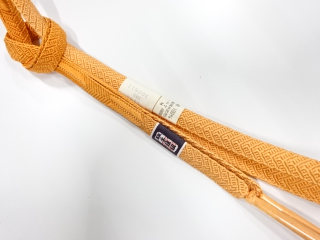 未使用品　正絹　手組帯締め